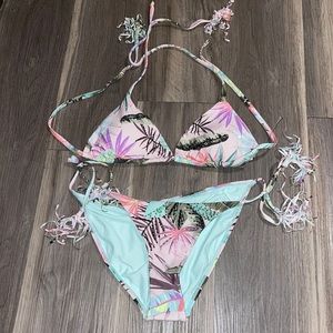 Pilyq Beaded String Bikini Set